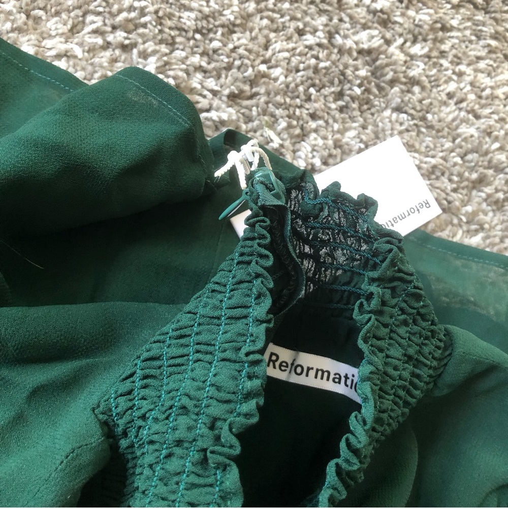 Reformation Aude Dress - Forest - Picture 6 of 9